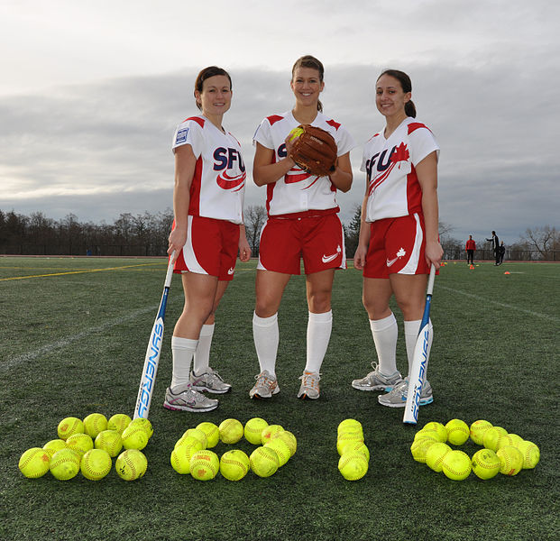 SFU's_women's_softball_team_sports_Olympic_logo