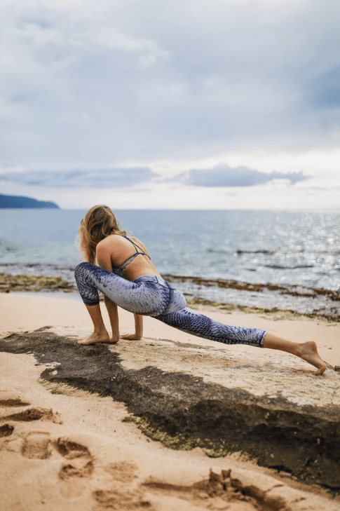 A-woman-stretching
